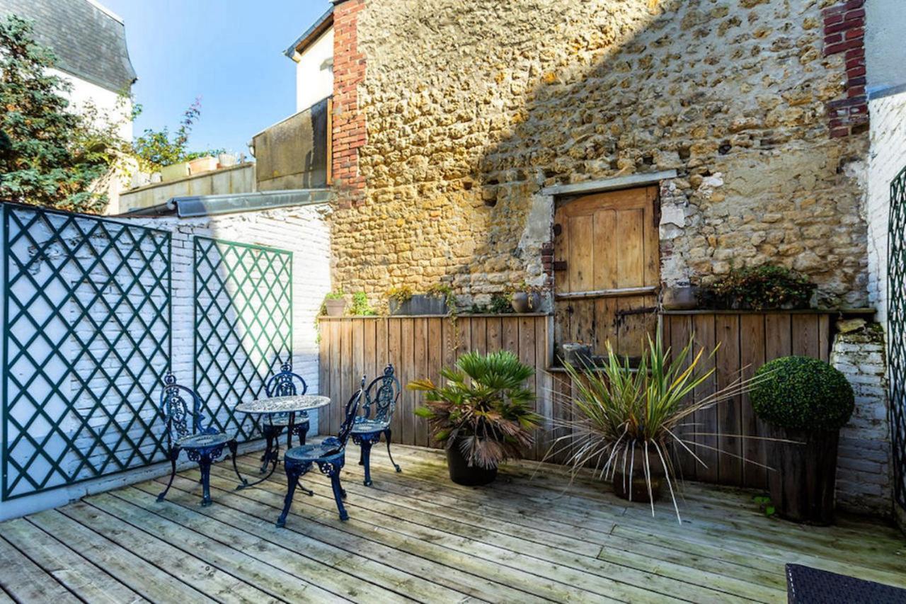 Grande maison de pecheur pour 10 terrasse parking Trouville-sur-Mer Extérieur photo